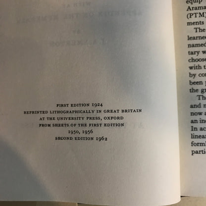 Grammar of Palestinian Jewish Aramaic - Second Edition - W. B. Stevenson - 1962