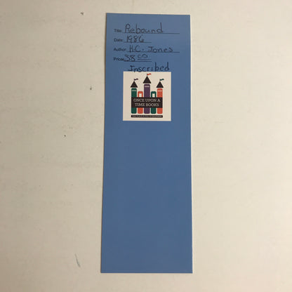 Rebound - K. C. Jones - Inscribed - 1986