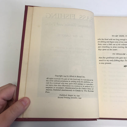 Bass Fishing - Jim Gasque - 2nd Printing - 1945
