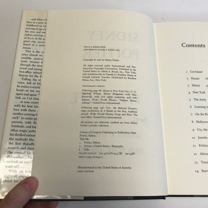 This Life - Sidney Poitier - 1st Edition - 1980
