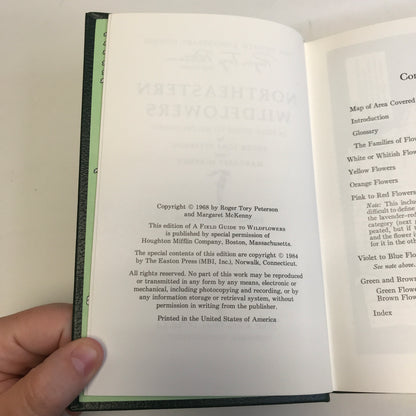 Northwestern Wildflowers - Roger Tory Peterson and Margaret McKenney - Roger Terry Peterson Field Guides - Easton Press - 1968