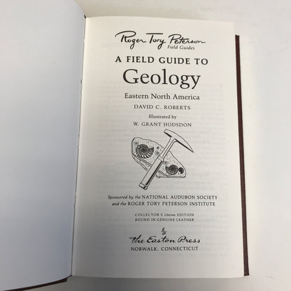 Geology - David C. Roberts - Roger Terry Peterson Field Guides - Easton Press - 1996