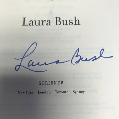 Spoken from the Heart - Laura Bush - Signed - 1st Edition - 2010