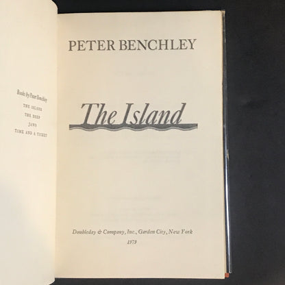 The Island - Peter Benchley - First Edition - 1979