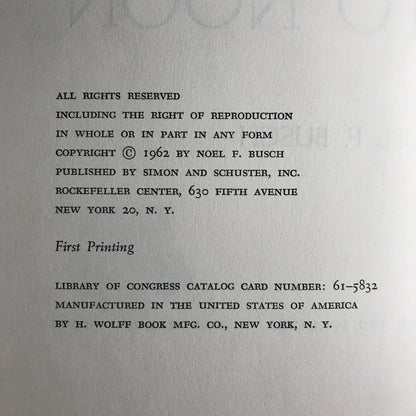 Two Minutes to Noon - Noel F. Busch - 1962