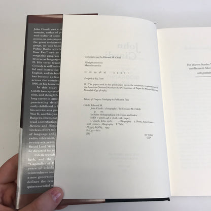 John Ciardi: A Biography - Edward M. Cifelli - Arkansas - 1997
