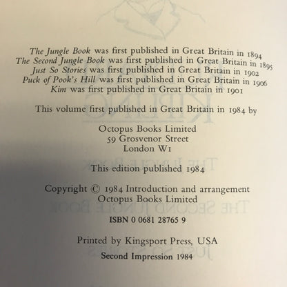 The Works of Rudyard Kipling - Rudyard Kipling - Longmeadow Press - 1984