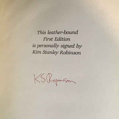 Red Mars - Kim Stanley Robinson - Signed - 1st Edition - Easton Press - 1993