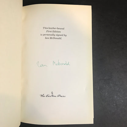 Terminal Café - Ian McDonald - Signed - 1st Edition - Easton Press - 1994
