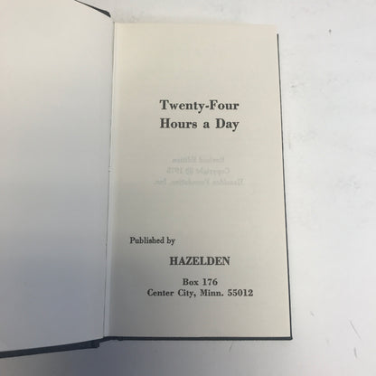 Twenty-Four Hours a Day - A. A. Revised Edition - 1975