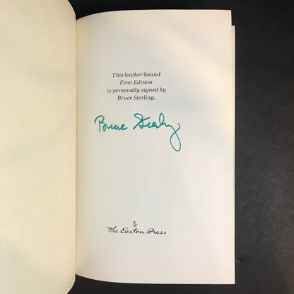 Heavy Weather - Bruce Sterling - Signed - 1st Edition - Easton Press - 1994