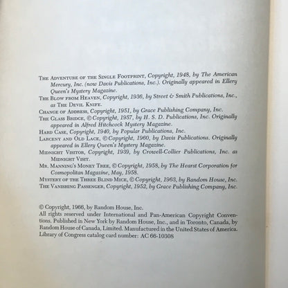 Mystery and More Mystery - Compiled by Robert Arthur - 1966