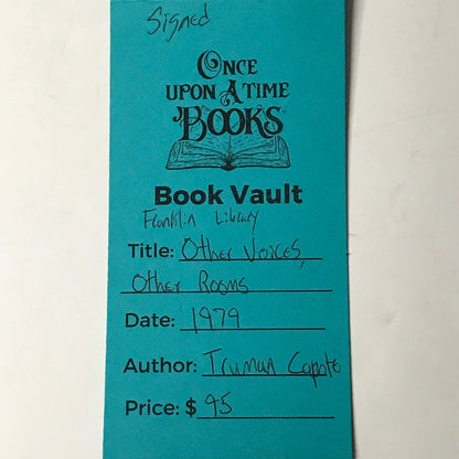 Other Voices, Other Rooms - Truman Capote - 1979 - Signed - Franklin Library