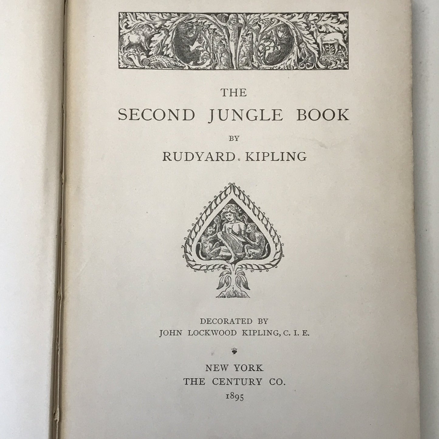 The Second Jungle Book - Rudyard Kipling - 1895 - 1st American Edition