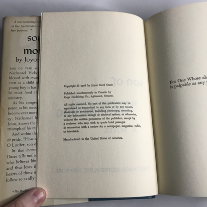 Son of the Morning - Joyce Carol Oates - 1978
