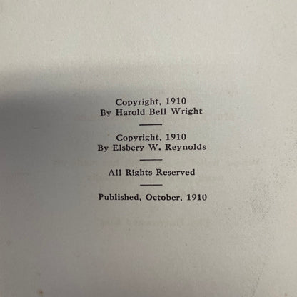 The Uncrowned King - Harold Bell Wright - First Edition - 1910