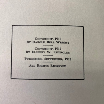 Their Yesterdays - Harold Bell Wright - 1st Edition - Illustrated by F. Graham Cootes - 1912