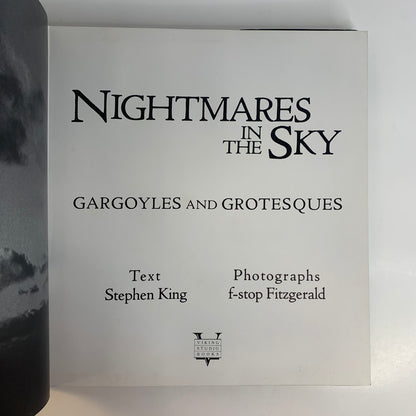 Nightmares in the Sky - Stephen King - 2nd Print - 1988