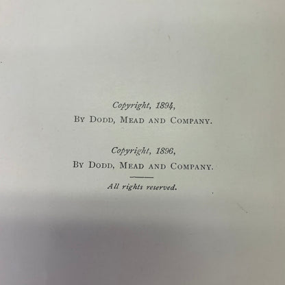 Beside the Bonnie Brier Bush - John Mclaren - 1st Thus - 1st American Edition - 1896