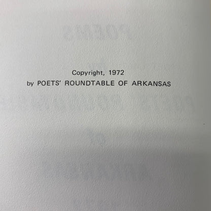 Poems - Poets’ Roundtable of Arkansas - 1972