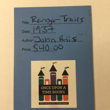 Ranger Trails - John Riis - 1937