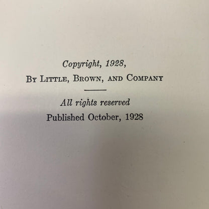 Clearing Weather - Cornelia Meigs - 1st Edition - 1928
