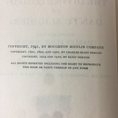 The Divine Comedy - Dante - 1941