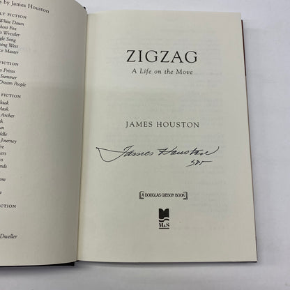 Zigzag: A Life on the Move - James Houston - Signed - 1998