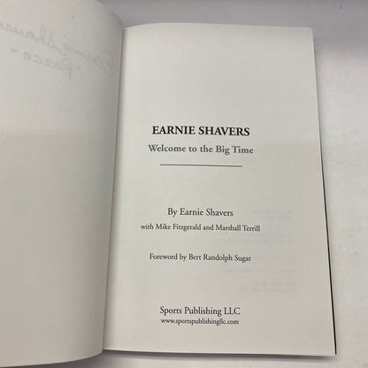 Welcome to the The Big Time - Earnie Shavers - Signed - 2002