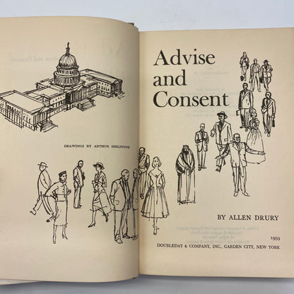 Advise and Consent - Allen Drury - 1959