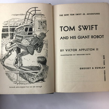 Tom Swift and his Giant Robot - Victor Appleton II - 1st Edition - 1954