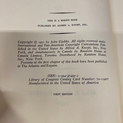 Rabbit Redux - John Updike - 1st Edition - 1971