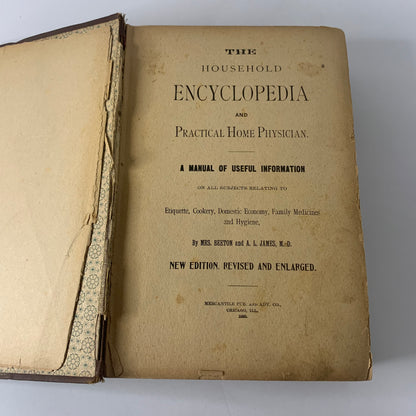 The Household Encyclopedia and Practical Home Physician - Mrs. Becton and A. L. James - 1892
