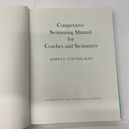 Competitive Swimming Manual - James Counsilman - 1977