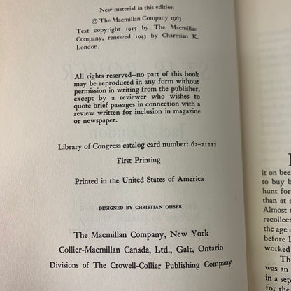 The Star Rover - Jack London - 1st Thus - 1963