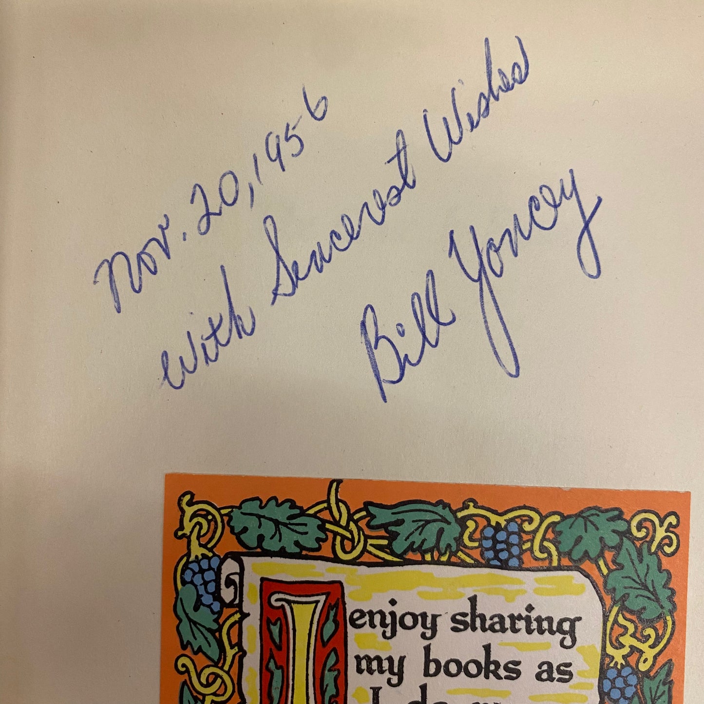 The Gate is Down - William H. Yancey - 1st Edition - Inscribed - 1956