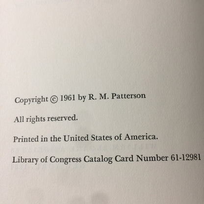 The Buffalo Head - R. M. Patterson - 1st Edition - 1961