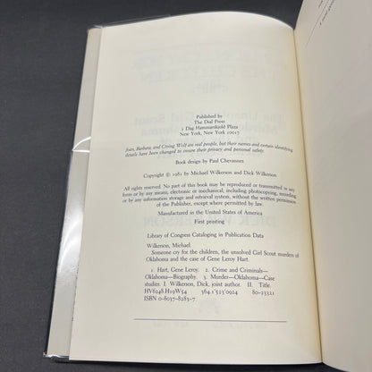 Someone Cry For The Children - Michael and Dick Wilkerson - 1st Edition - 1981