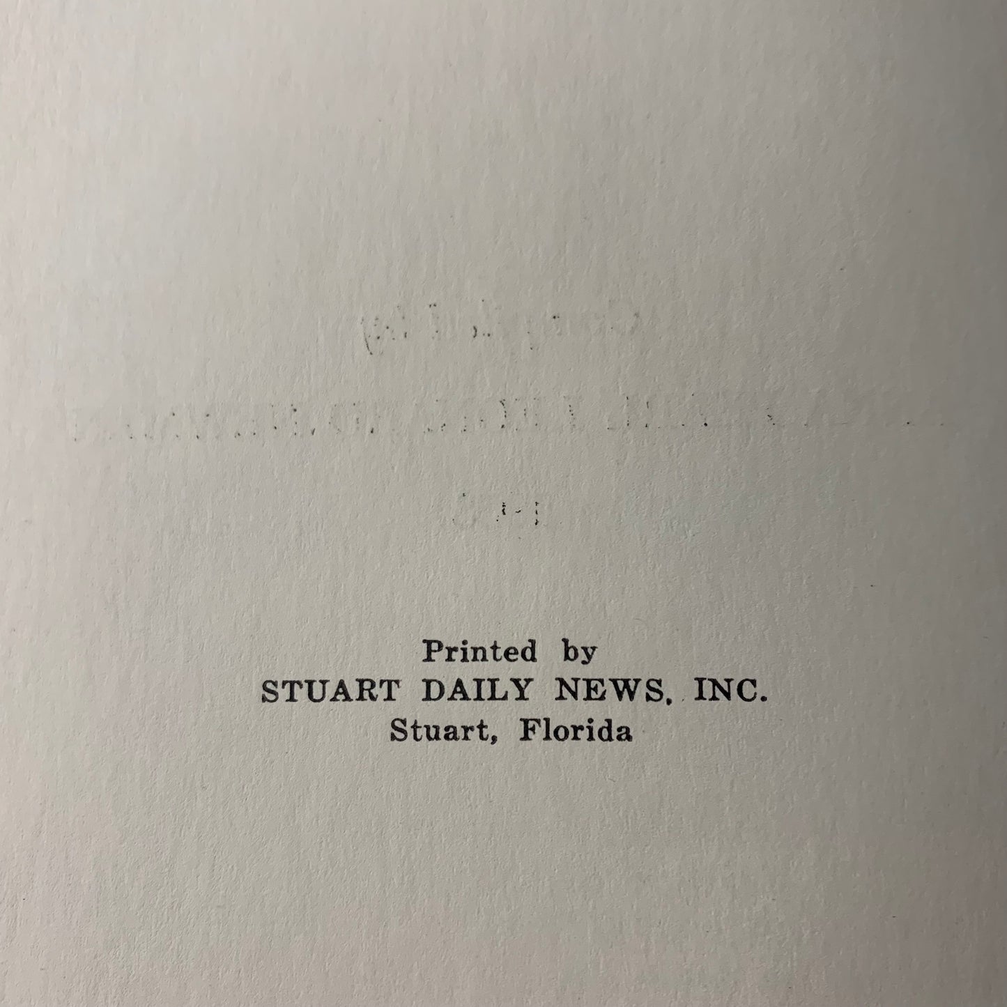 Stories of Early Life Along Beautiful Indian River - A. P. L. Newman - Inscribed - 1953