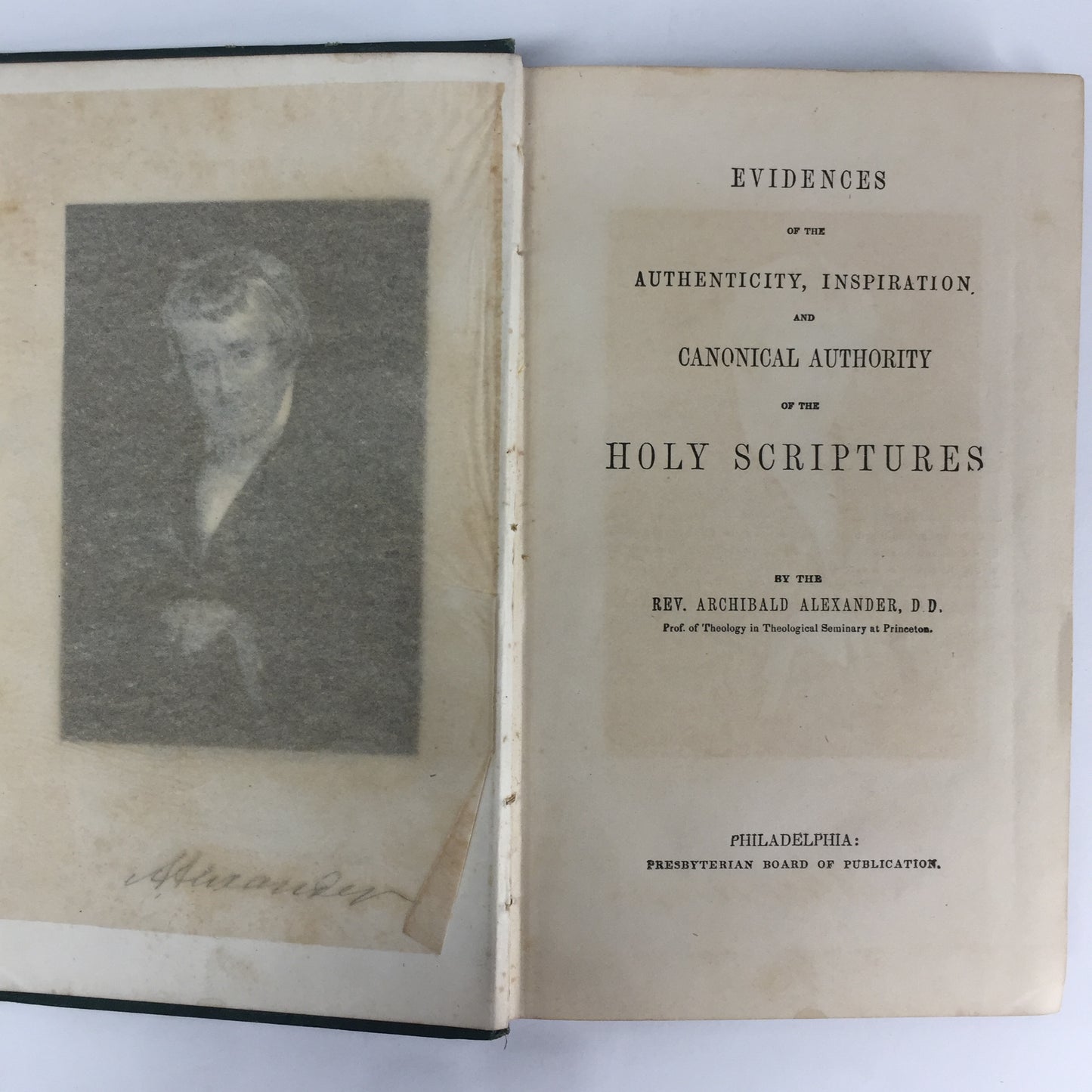 Evidence of Christianity - Rev. Archibald Alexander - 1836