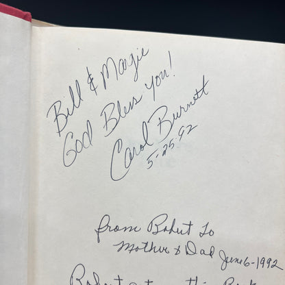One More Time - Carol Burnett - Signed - 1st Edition - 1986