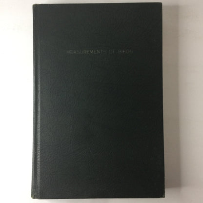 Measurements of Birds - Baldwin, Oberholser, and Worley - Vol. II - 1931