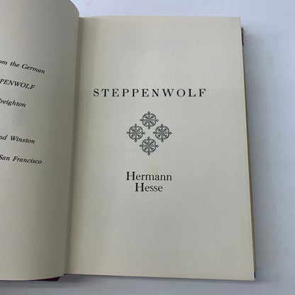 Steppenwolf - Herman Hesse - Book Club Edition - 1961