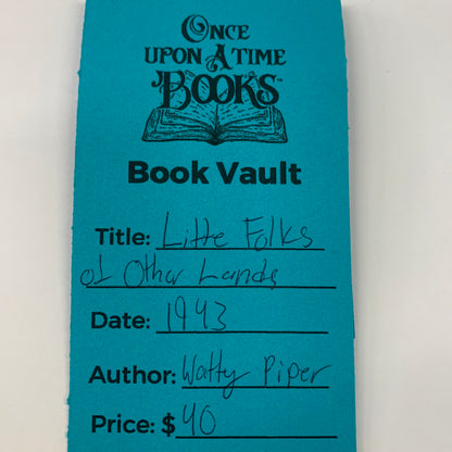 Little Folks and Other Lands - Watty Piper - 1943