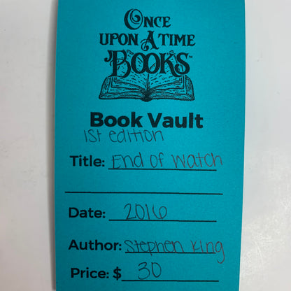 End of Watch - Stephen King - 1st Edition - 2016