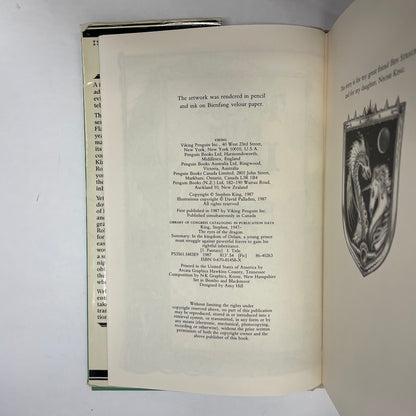 The Eyes of the Dragon - Stephen King - 1st Edition - 1987
