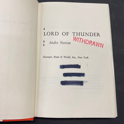 Lord of Thunder - Andre Norton - 1962