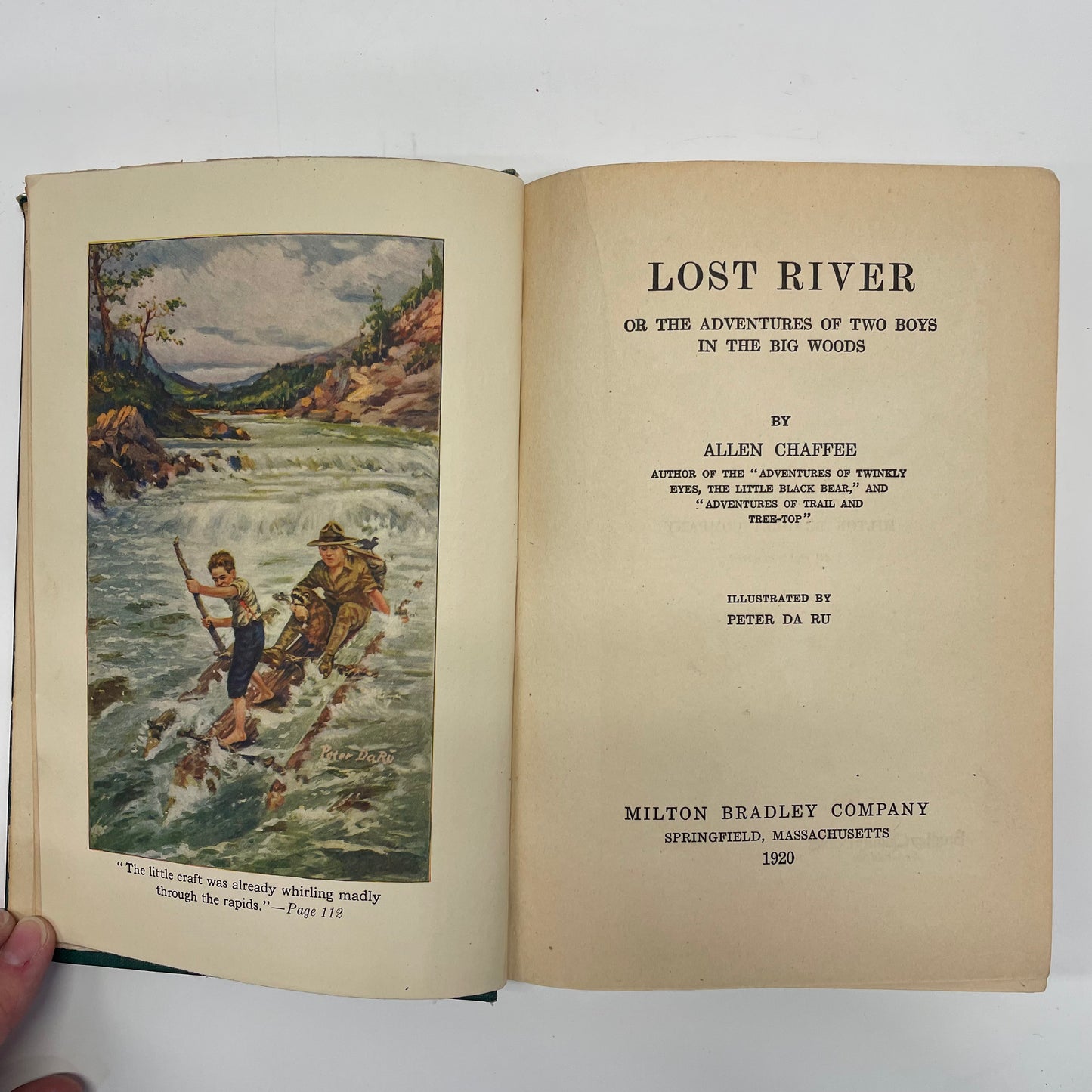 Lost River or Two Boys in the Big Woods - Allen Chaffee - 1920