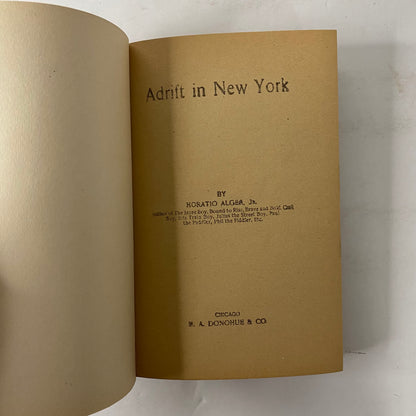 Adrift in New York - Horatio Alger Jr. - 1913