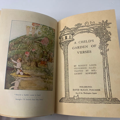 A Child’s Garden of Verses - Robert Louis Stevenson - Color Pictures - 1927
